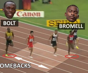 THE GREATEST COMEBACK WINS IN 100M & 200M HISTORY