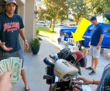 GIANT GOLF COMMUNITY GARAGE SALE DID NOT DISAPPOINT!!!