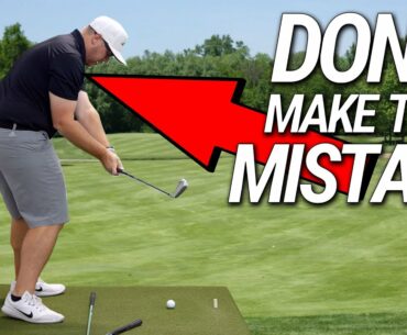 How To Easily Swing INSIDE OUT | Don't Make This Mistake