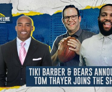 Tiki Barber Joins, Analyst Tom Thayer previews Lions at Bears, NFL QB Rankings | The Bottom Line