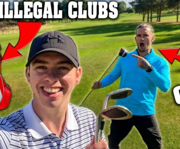 Playing Golf With ILLEGAL Clubs, Gadgets & Balls | Ft Gaz Beadle