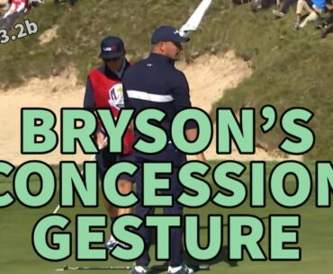 Bryson's Concession Gesture - Golf Rules Explained