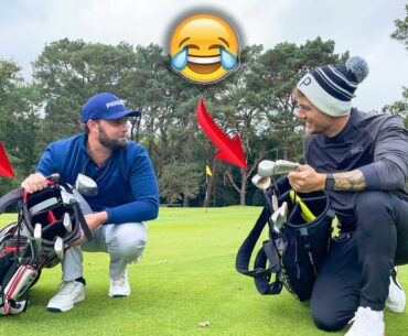We play with the WORST GOLF CLUBS WE'VE EVER USED!!!
