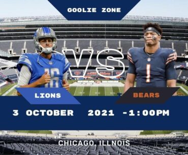 NFL WEEK 4 Chicago Bears vs Detroit Lions Play By Play Live Stream Reactions NO TV SHOWING