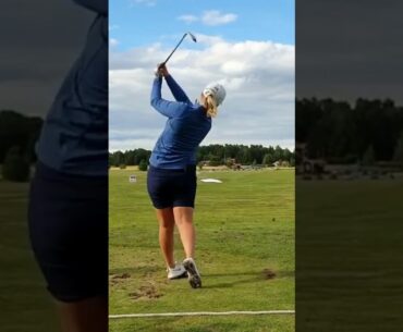 Maja Stark (SWE) golf swing motivation. How to swing to win Ladies European Tour events? #shorts