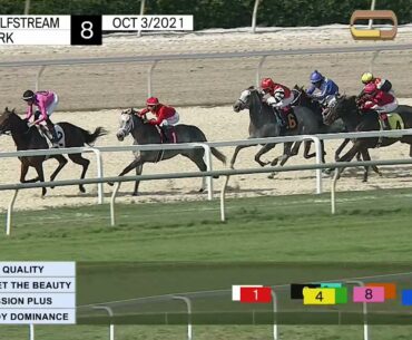 Gulfstream Park Carrera 8 - 3 de Octubre 2021