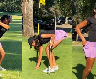 Jessica Maceira: Accurate and pretty swing A swing that'll help if I pull it out when my shot shakes