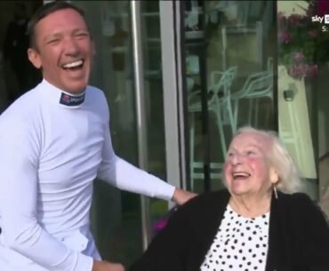 "Sex and gin and tonic!" - funny interview with 102 year-old Mary Moore and Frankie Dettori!