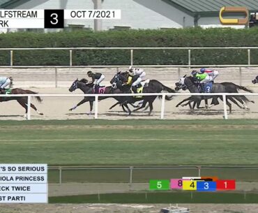 Gulfstream Park Carrera 3 -  7 de Octubre 2021