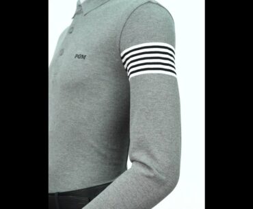 PGM Golf Tee Shirt Winter Long Sleeve High Qualiy Men Golf Polo Shirt  YF380