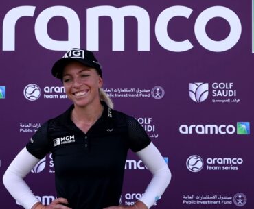 Sophia Popov Interview: Ladies European Tour - Aramco Team Series New York