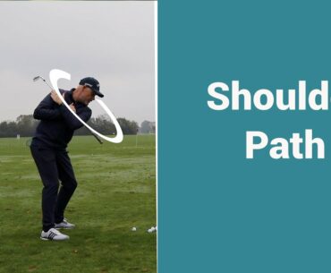 Understand and control the shoulder path in your golf swing.