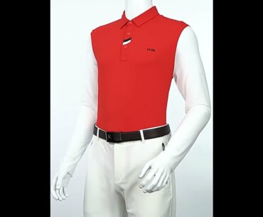PGM new arrival t shirts long sleeve golf shirts men golf polo shirt YF414