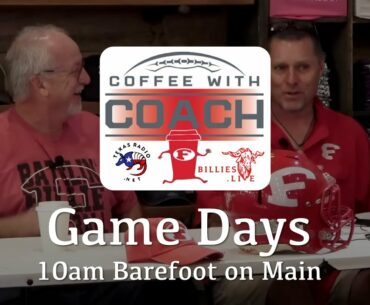 Coffee with Coach - Live from Barefoot on Main