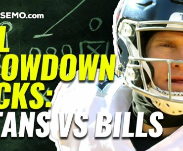 Showdown NFL DFS Strategy MNF Week 6 | Monday Night Football Bills at Titans