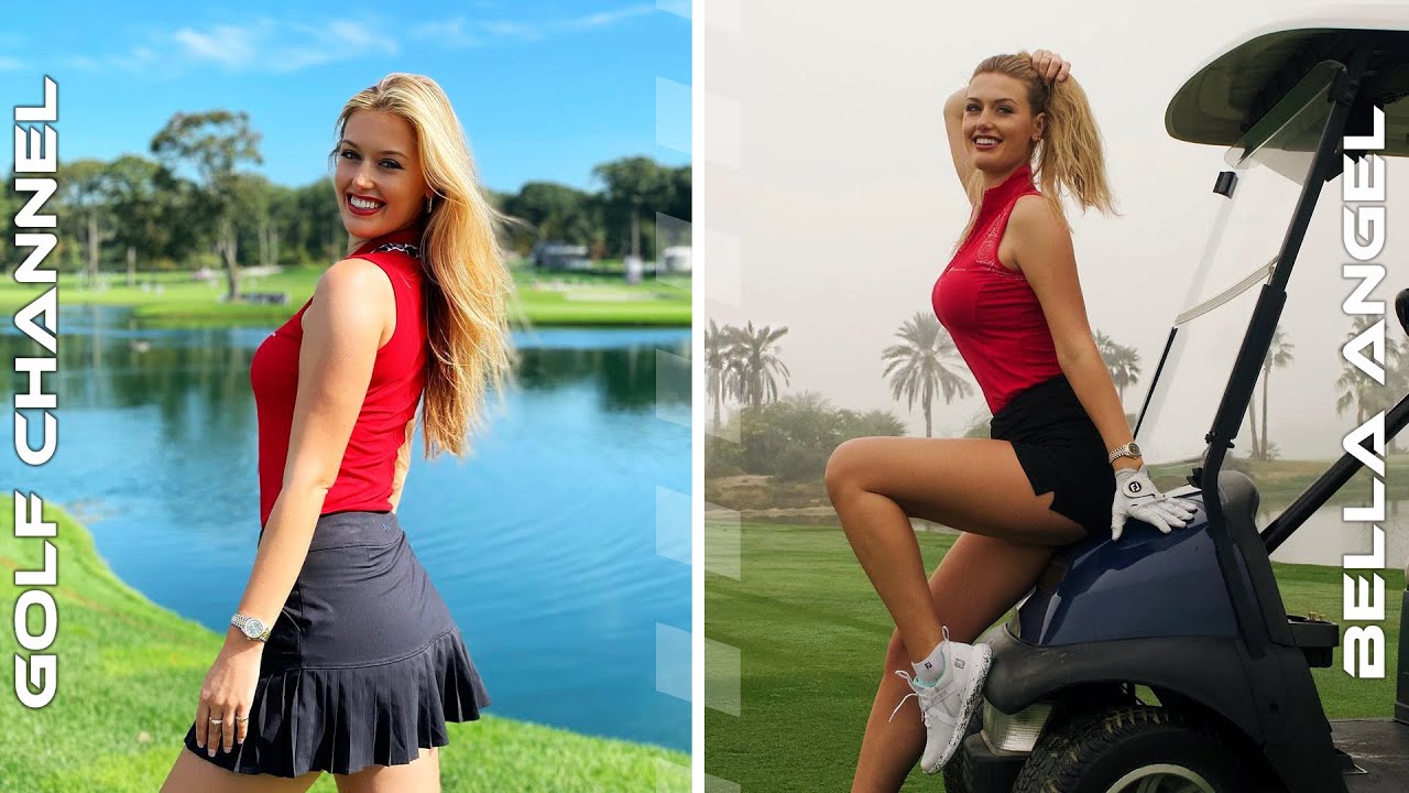 Meet Bella Angel, the golf beauty who stuns fans in skin-tight clothes ...