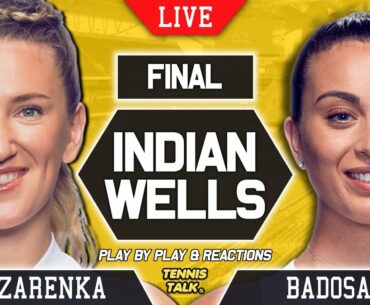 AZARENKA vs BADOSA | Indian Wells 2021 | LIVE Tennis Play-by-Play