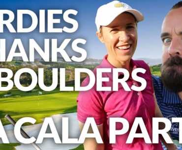 TOUR PRO vs 8 HANDICAPPER: Birdies and THE BEST SHANK EVER!!! #CostaDelSol Golf Trips [PART 2]