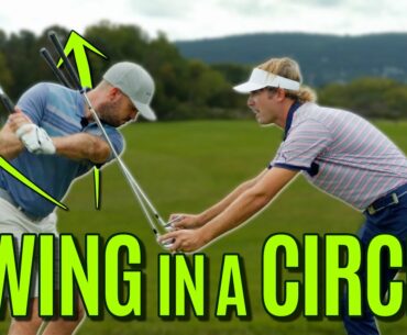 Hand Path + Arm Depth | SWING IN A CIRCLE For More Consistent Golf Shots