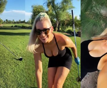 Paige Spiranac: This is my favorite shot to hit in golf and is actually pretty easy