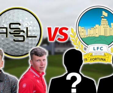 We played Northern Ireland's BEST football team (Linfield Football Club) | Golf Challenges