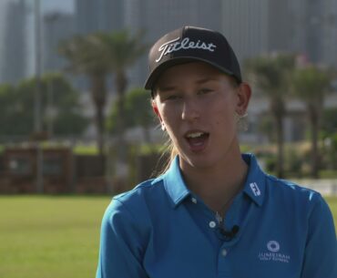 Chiara Noja Interview preview 2021 Dubai Moonlight Classic Ladies European Tour