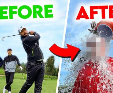 LOSER GETS SOAKED | Epic 2v2 high stakes golf match!!!