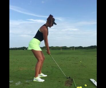 awesome looking swing 🔥🔥 ❤️❤️ #golf #shorts #golfgirl      | GOLF#SHORT