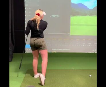 Great move impressive 🔥❤️ ❤️❤️ #golf #shorts #golfgirl      | GOLF#SHORT