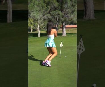 Prettiest swing on instagram 👀🔥🔥🔥 ❤️❤️ #golf #shorts #golfgirl      | GOLF#SHORT