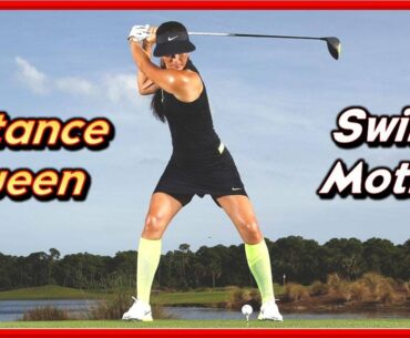 Returned LPGA Distance Queen "Michelle Wie" Beautiful Swing & Slow Motions