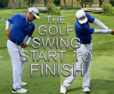 THE GOLF SWING FROM START TO FINISH!!!
