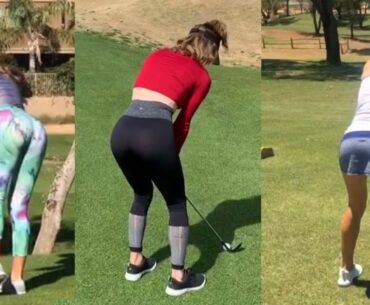 Absolutely gorgeous lady ❤️❤️❤️ #golf #shorts #golfgirl      | GOLF#SHORT