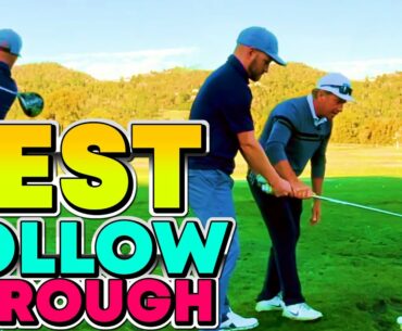 BEST Golf Swing Follow Through Drill | IMPROVE IMPACT