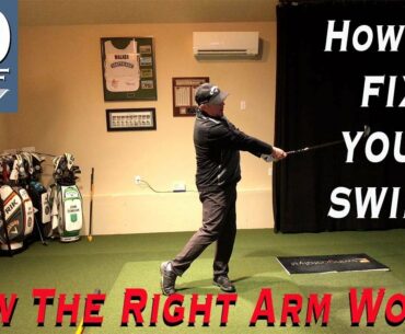 How the Right Arm Works in the Golf Swing