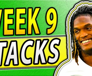 DRAFTKINGS NFL WEEK 9 TOP STACKS | NFL DFS PICKS 2021