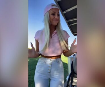 golf cart girl Cass Holland golf stories ❤️❤️ #golf #shorts #golfgirl      | GOLF#SHORT