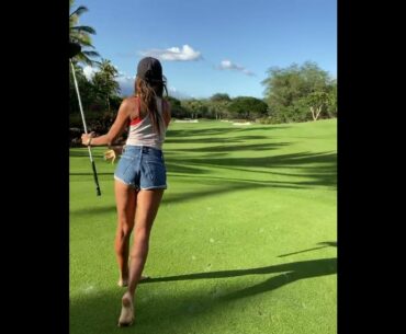 You’ve got a nice shot  ❤️❤️ #golf #shorts #golfgirl      | GOLF#SHORT