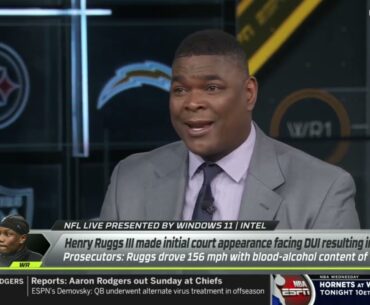 NFL LIVE | Marcus on Henry Ruggs III made initial court appearance facing Dui resulting in death