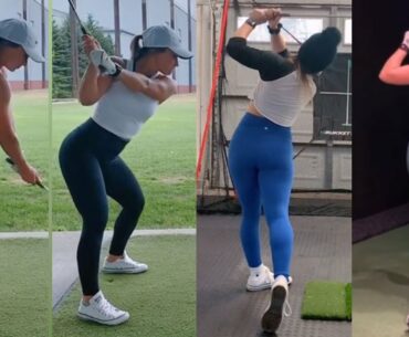 top golf swing videos, golf viral video  ❤️❤️ #golf #shorts #golfgirl      | GOLF#SHORT