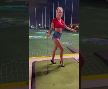 golf babes swing.golf beauty girl ❤️❤️ #golf #shorts #golfgirl      | GOLF#SHORT