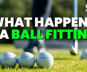 WHAT HAPPENS IN A GOLF BALL FITTING?