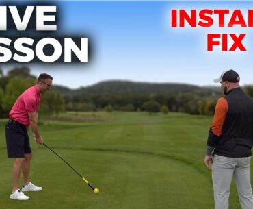 LIVE GOLF LESSON WITH EUROPEAN LONG DRIVE CHAMPION !