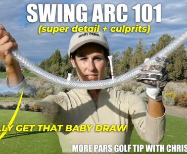 MORE PARS GOLF TIP: SWING ARC 101  (let’s dive deep for that baby draw)