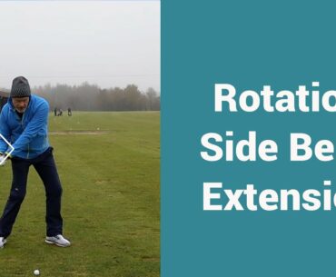 The complexities of the upper body movement in a golf swing.