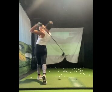 The flair and beauty of your swing is 🔥💓🙌🏾 ❤️❤️ #golf #shorts #golfgirl      | GOLF#SHORT