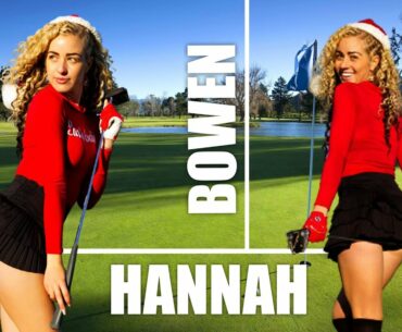 Golf Babe Hannah Bowen Heats Up the Course | Golf Swing 2021