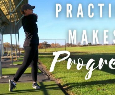 Practice Makes Improvement. Golf Motivation