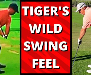 Wild TIGER WOODS 2019 Swing Feel Explained!
