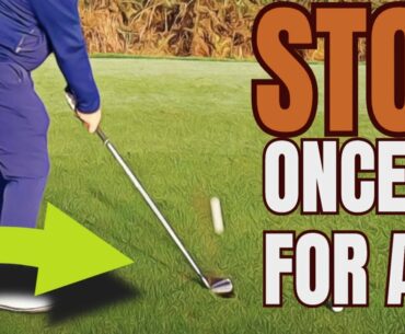 Stop Hitting Irons Fat ONCE AND FOR ALL | Simple Golf Swing Tips And Drills
